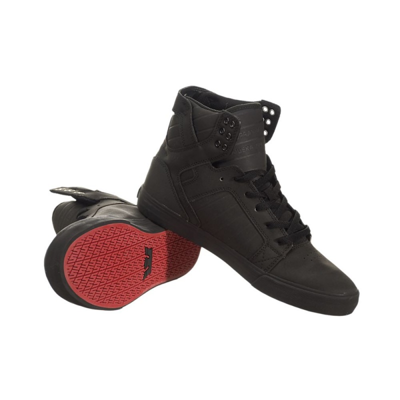 Cano Alto Supra SkyTop Masculino Pretas | YHCGF3946