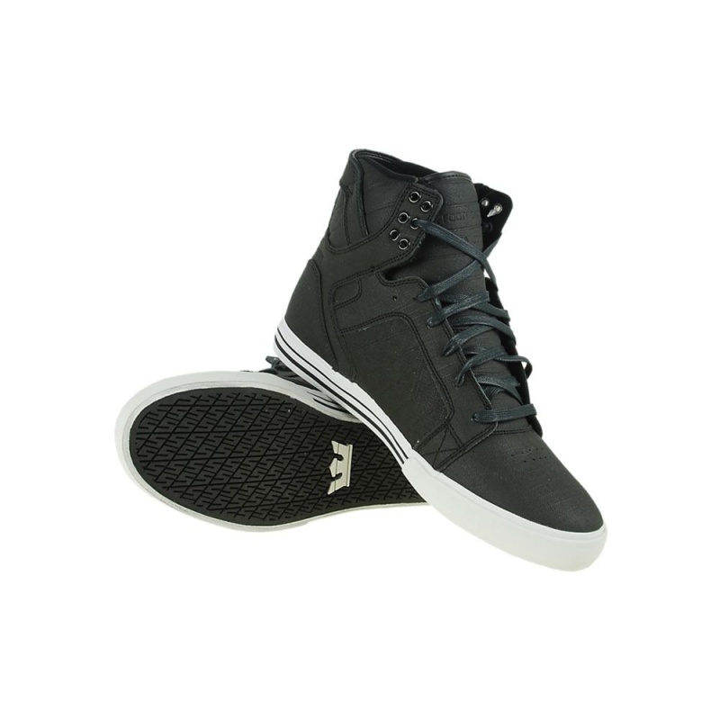 Cano Alto Supra SkyTop Masculino Pretas | KANHG7094