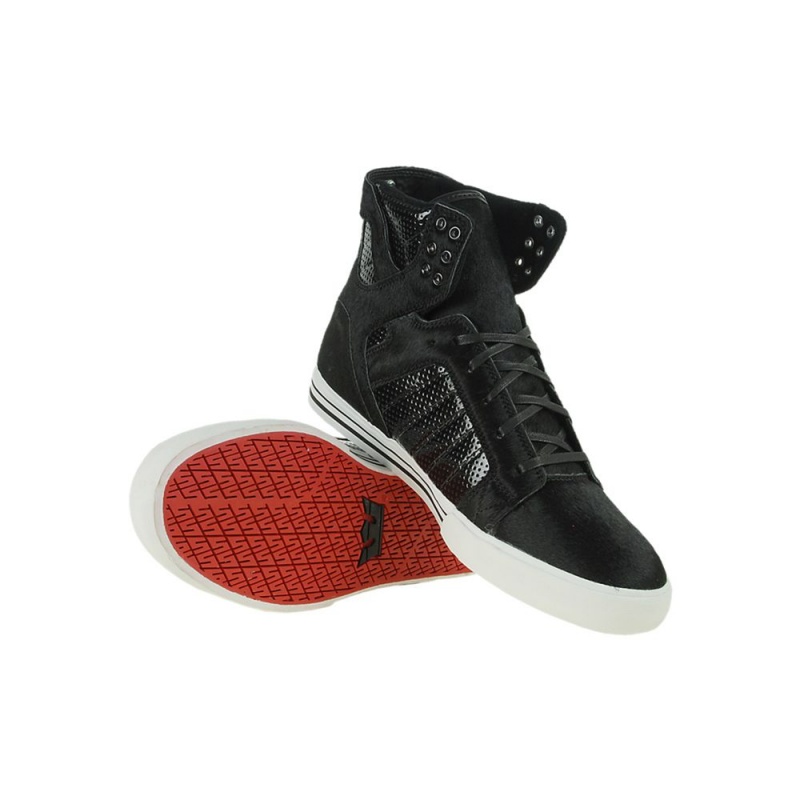 Cano Alto Supra SkyTop NS Feminino Pretas | HKNSM7835