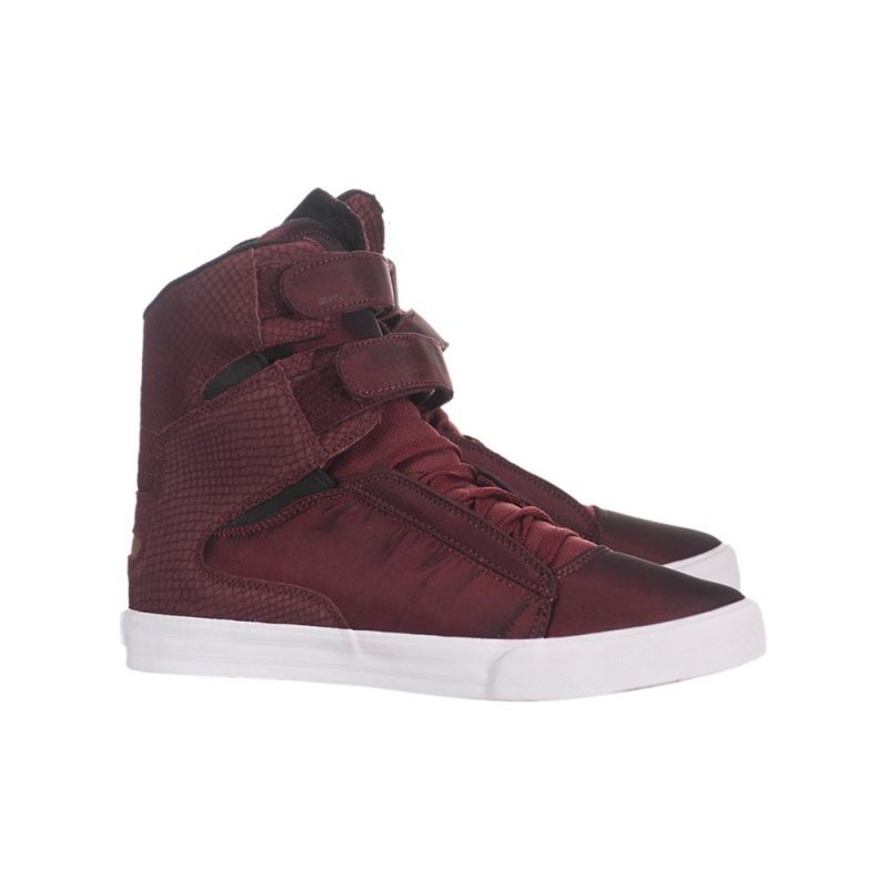 Cano Alto Supra Society Feminino Bordeaux | MBTNU2036