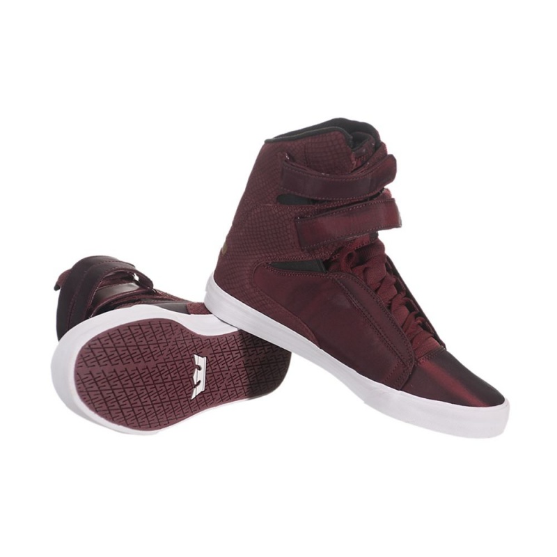 Cano Alto Supra Society Feminino Bordeaux | MBTNU2036