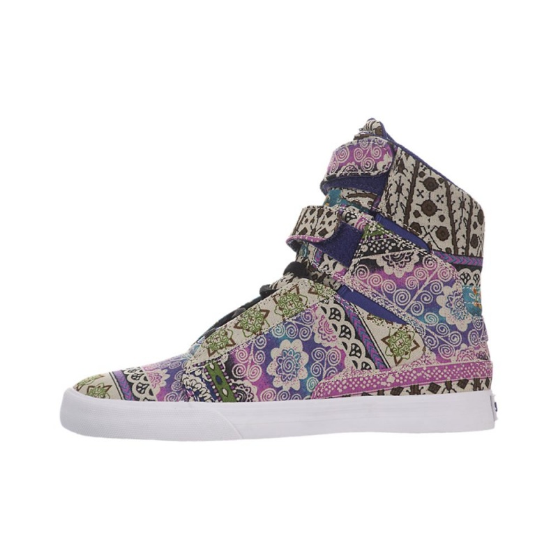 Cano Alto Supra Society Feminino Multicoloridas | AELOC0952