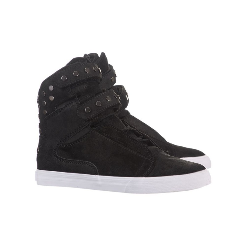 Cano Alto Supra Society Feminino Pretas | YQANM5603