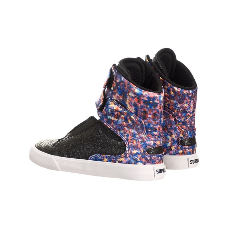 Cano Alto Supra Society II Feminino Pretas Multicoloridas | MNLKY9536