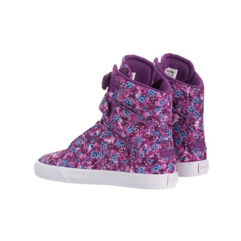 Cano Alto Supra Society II Feminino Roxo | ZIJYV3869