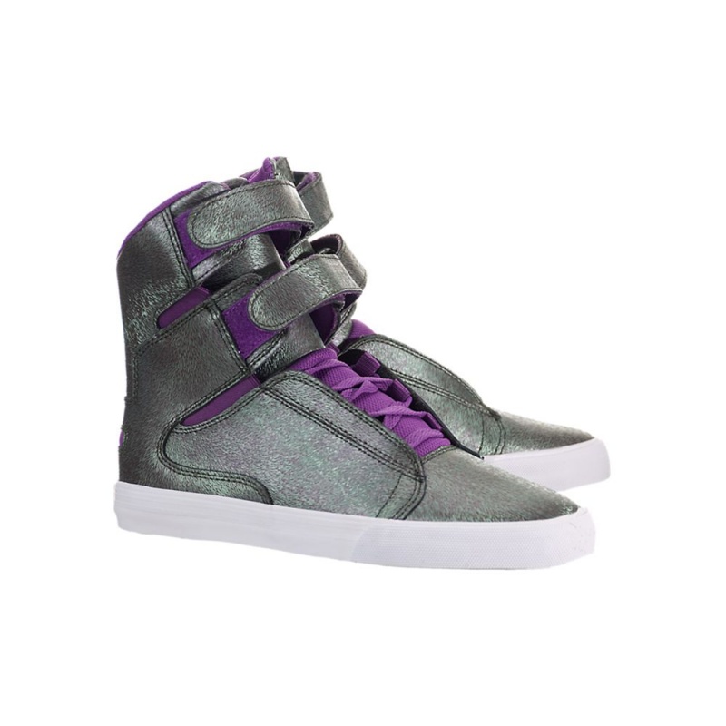 Cano Alto Supra Society II Feminino Roxo | BUYNS8356