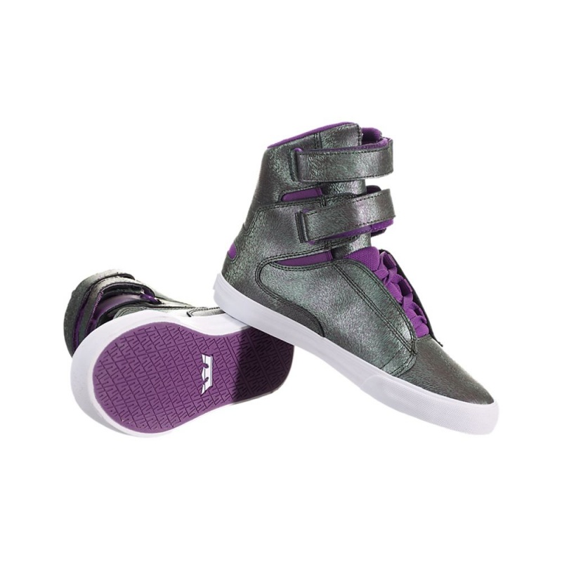 Cano Alto Supra Society II Feminino Roxo | BUYNS8356