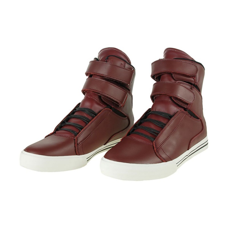 Cano Alto Supra TK Society Feminino Bordeaux | EJTWQ1542