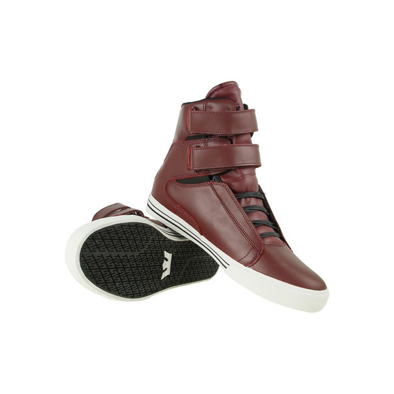 Cano Alto Supra TK Society Feminino Bordeaux | EJTWQ1542