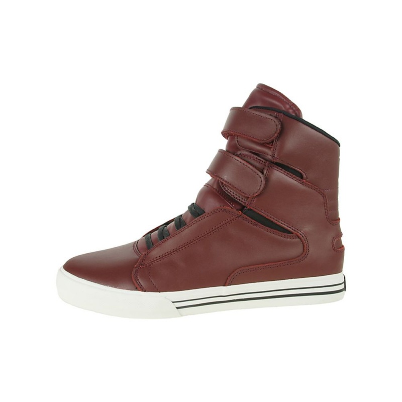 Cano Alto Supra TK Society Feminino Bordeaux | EJTWQ1542