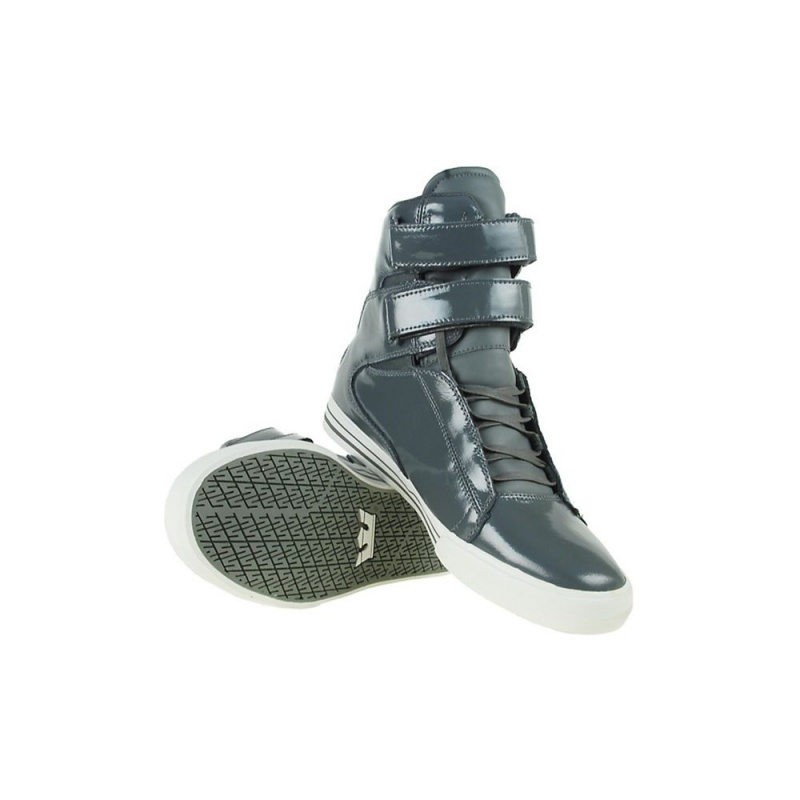 Cano Alto Supra TK Society Feminino Cinzentas | IMXEG6483