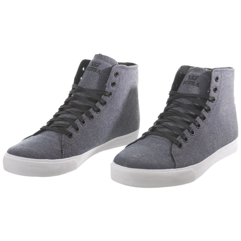 Cano Alto Supra Thunder High Feminino Azul Marinho | ZFXPW7210