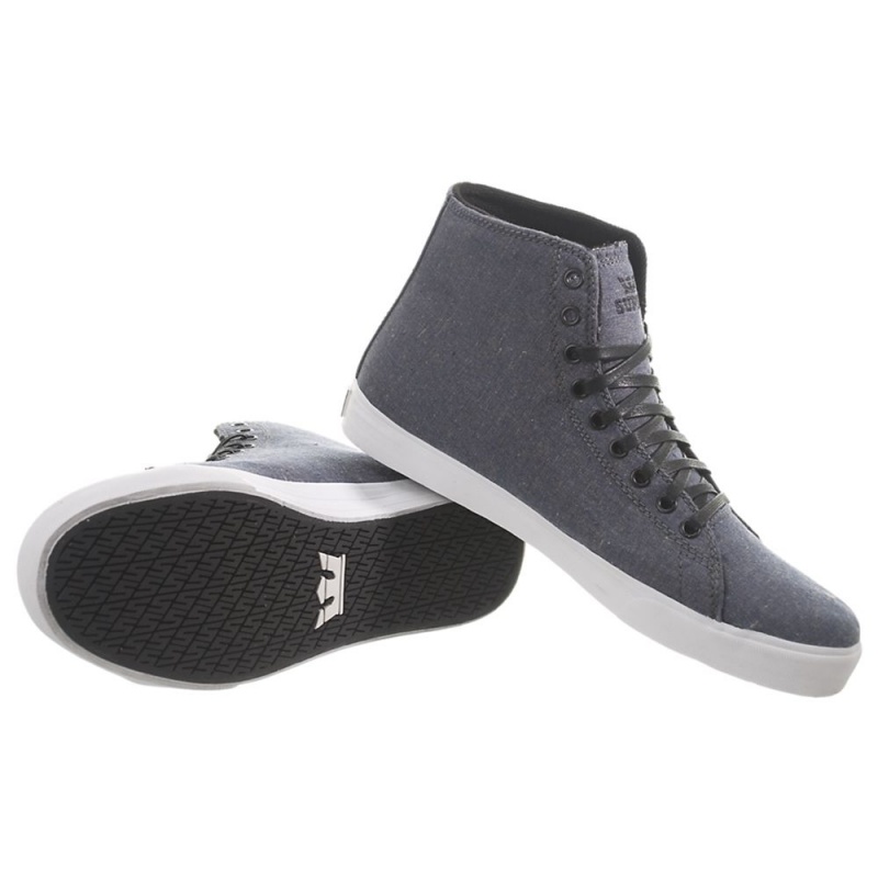 Cano Alto Supra Thunder High Feminino Azul Marinho | ZFXPW7210