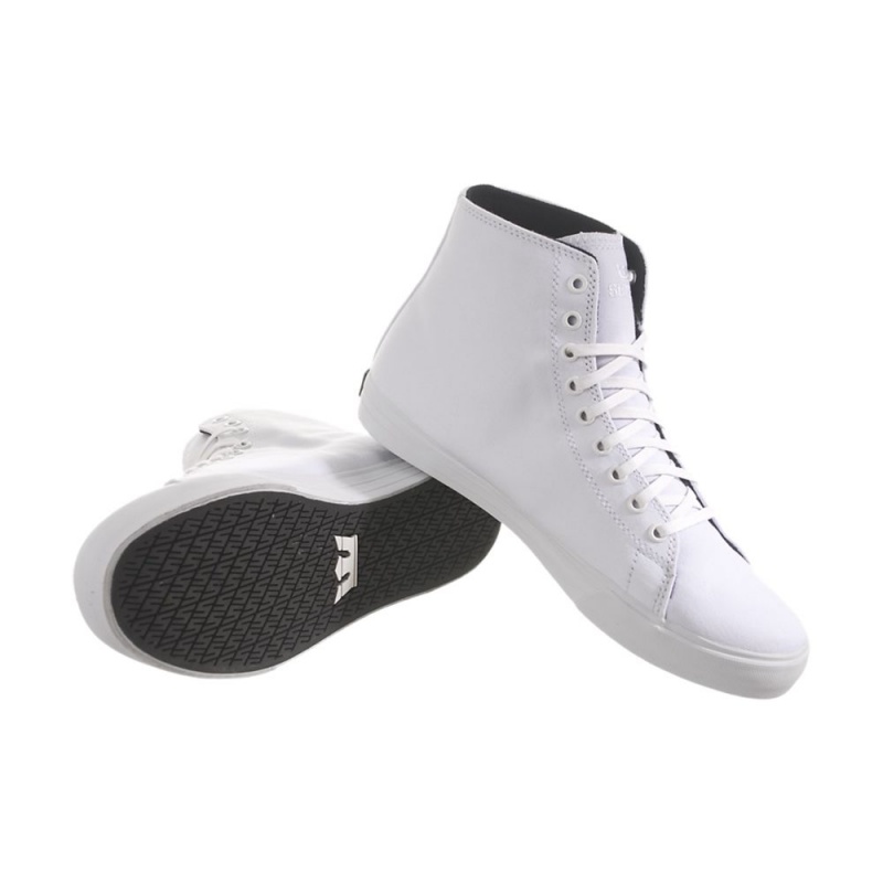 Cano Alto Supra Thunder High Feminino Branco | BHWDR9642