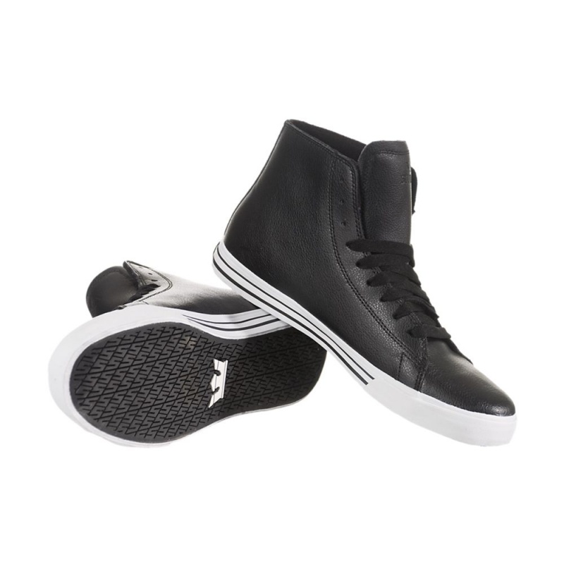 Cano Alto Supra Thunder High Feminino Pretas | EDRQP4602