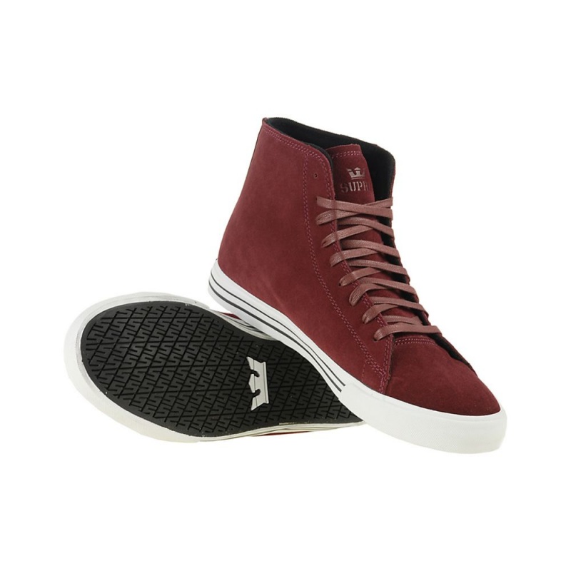 Cano Alto Supra Thunder High Masculino Bordeaux | APCKY7839