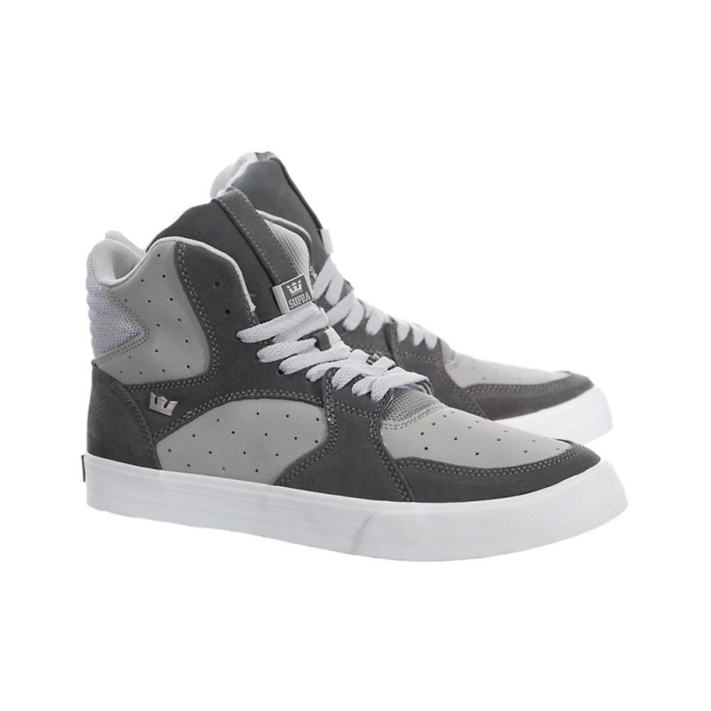 Cano Alto Supra Vaider 3000 Feminino Cinzentas Pretas | LWRZK0396