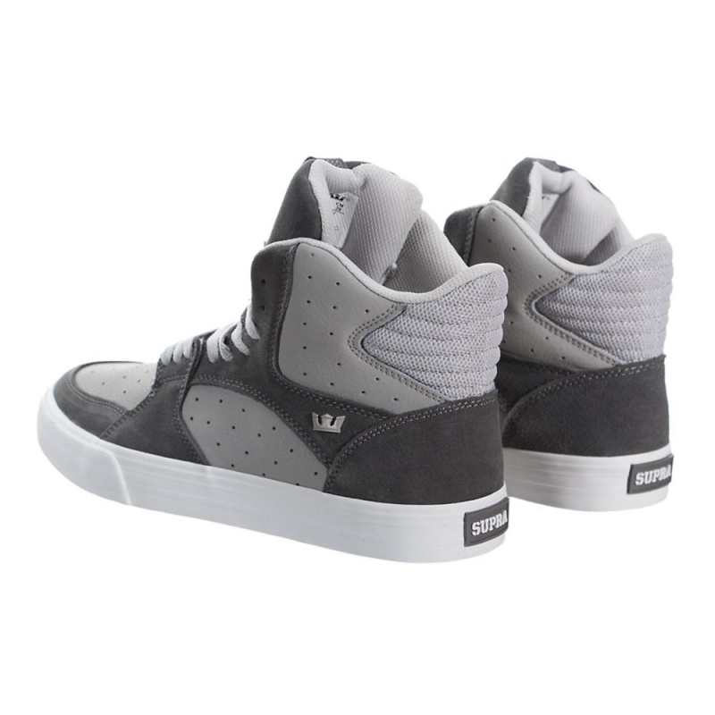 Cano Alto Supra Vaider 3000 Feminino Cinzentas Pretas | LWRZK0396