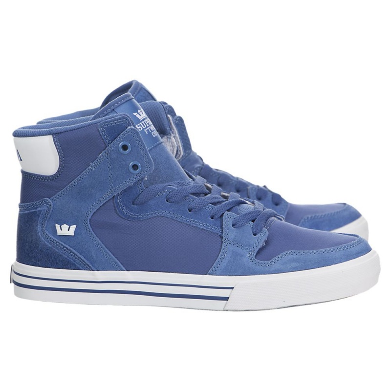 Cano Alto Supra Vaider Feminino Azuis | DOYAP9510