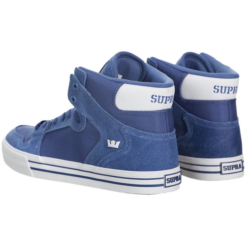 Cano Alto Supra Vaider Feminino Azuis | DOYAP9510