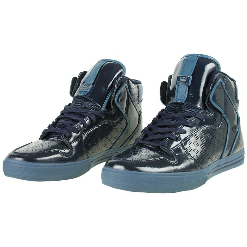 Cano Alto Supra Vaider Feminino Azul Marinho | XNCEF3680