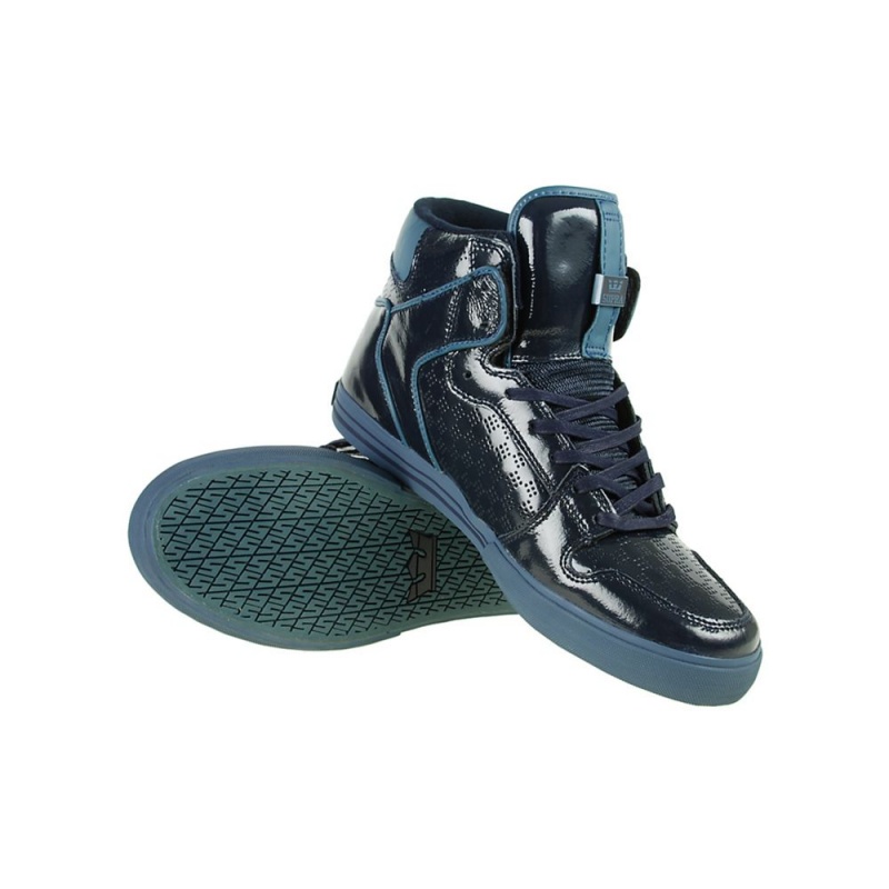 Cano Alto Supra Vaider Feminino Azul Marinho | XNCEF3680