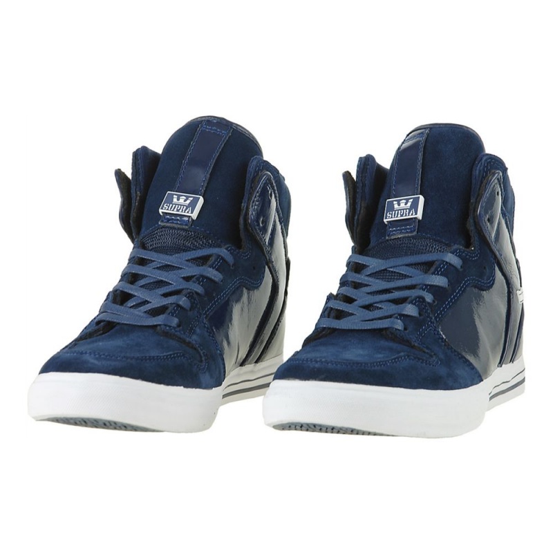 Cano Alto Supra Vaider Feminino Azul Marinho | LDMPX2067