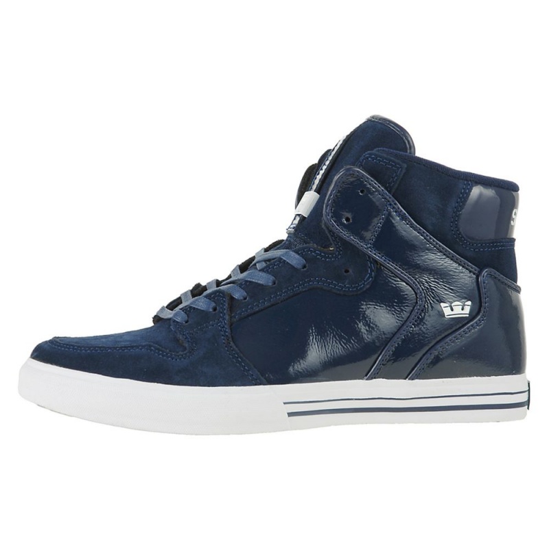 Cano Alto Supra Vaider Feminino Azul Marinho | LDMPX2067