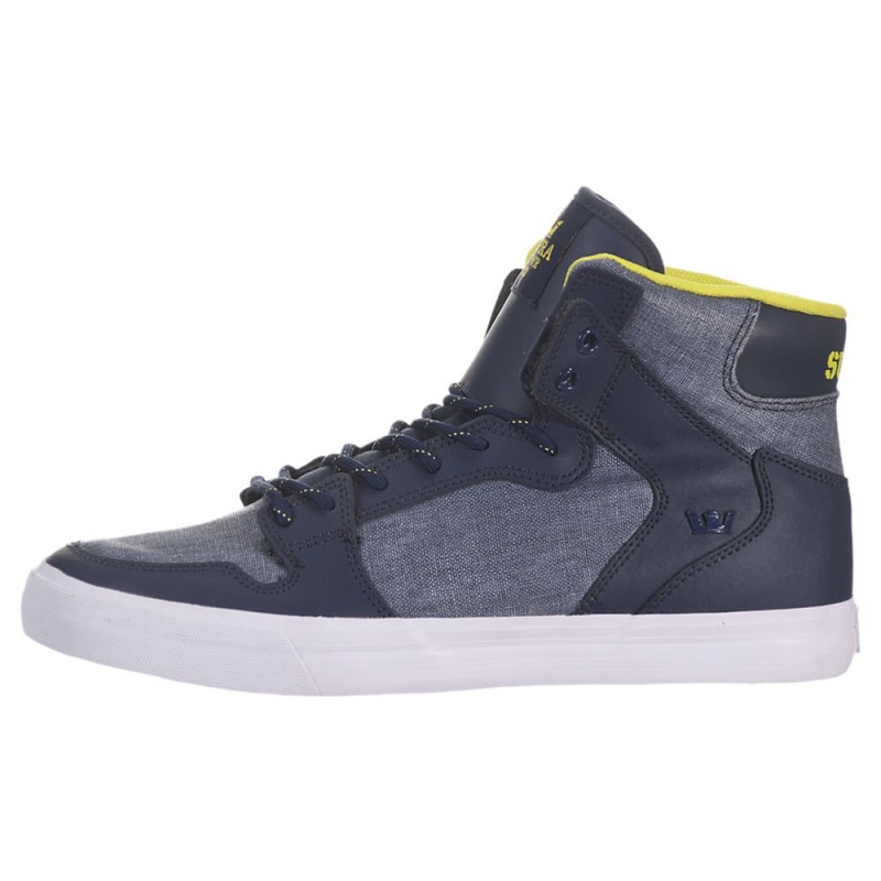 Cano Alto Supra Vaider Feminino Azul Marinho | IYVOA7605