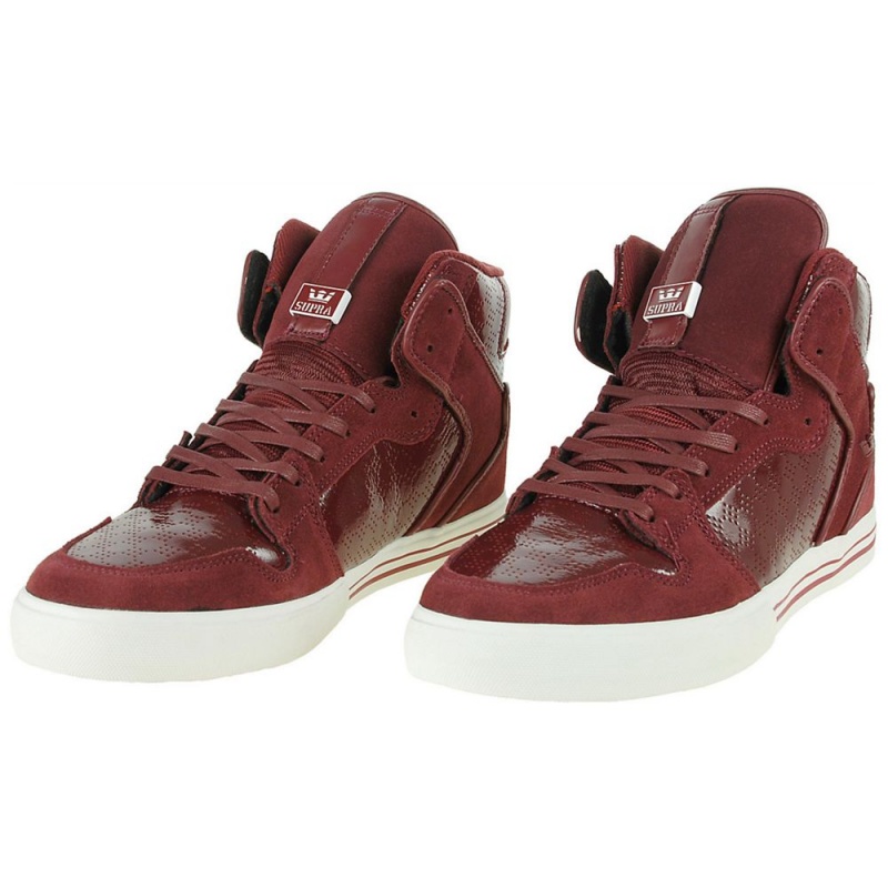 Cano Alto Supra Vaider Feminino Bordeaux | TVPBM9423