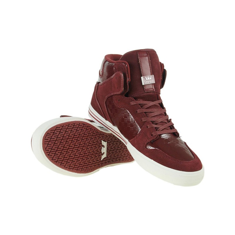 Cano Alto Supra Vaider Feminino Bordeaux | TVPBM9423