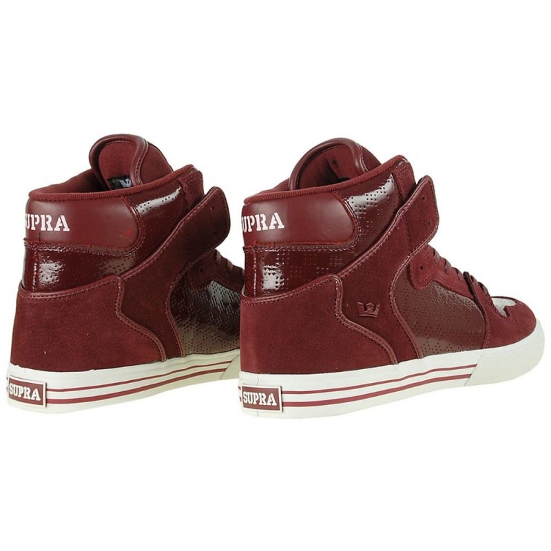 Cano Alto Supra Vaider Feminino Bordeaux | TVPBM9423