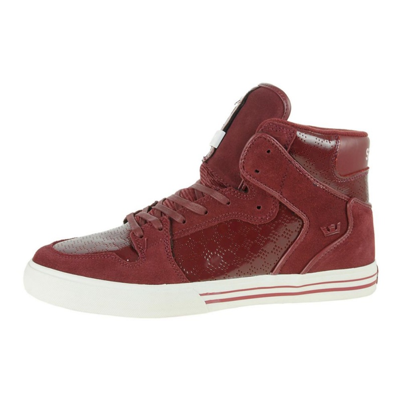 Cano Alto Supra Vaider Feminino Bordeaux | TVPBM9423