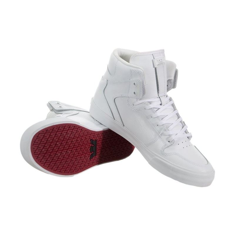 Cano Alto Supra Vaider Feminino Branco | BAFYT0278