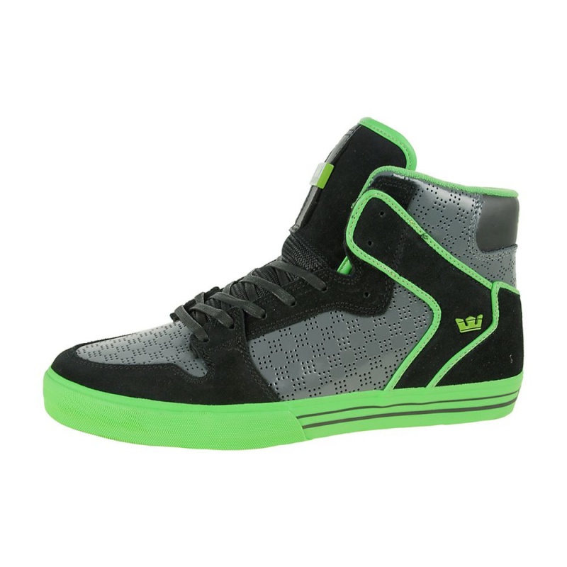 Cano Alto Supra Vaider Feminino Cinzentas Pretas | YTSGR4906