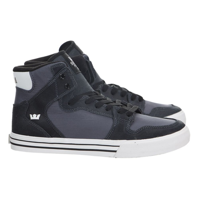 Cano Alto Supra Vaider Feminino Cinzentas Pretas | CRKYH7185