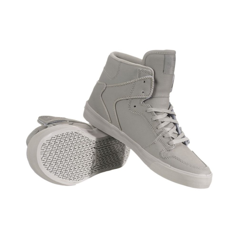 Cano Alto Supra Vaider Feminino Cinzentas | ASPWQ8923