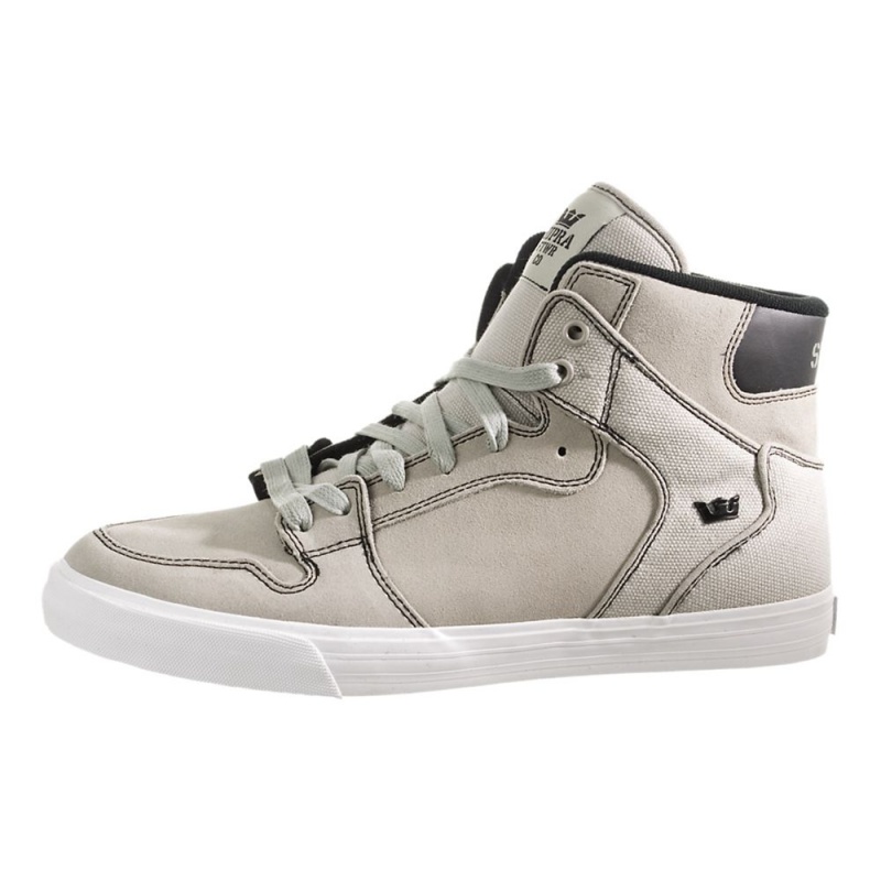 Cano Alto Supra Vaider Feminino Cinzentas | NVLGF1643