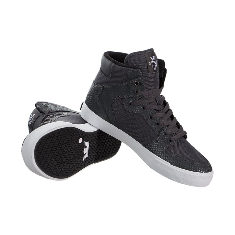 Cano Alto Supra Vaider Feminino Cinzentas | YHWNQ4372