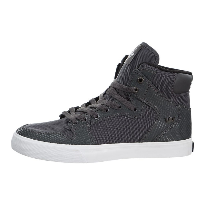 Cano Alto Supra Vaider Feminino Cinzentas | YHWNQ4372