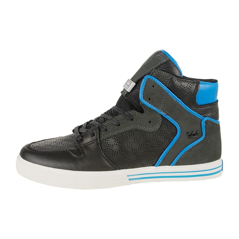 Cano Alto Supra Vaider Feminino Pretas Azuis | BYARW3216