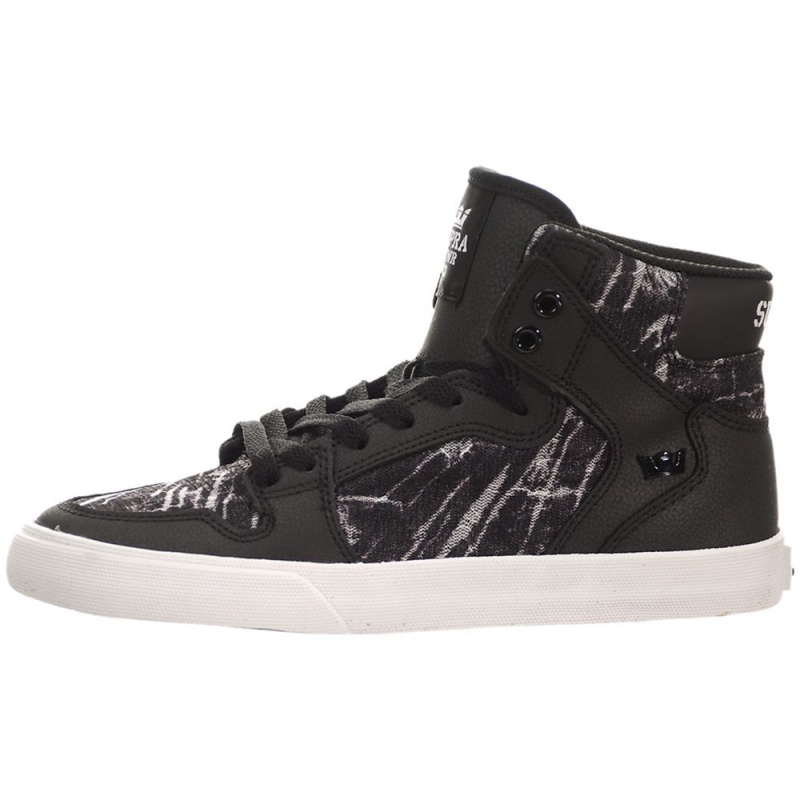 Cano Alto Supra Vaider Feminino Pretas Cinzentas | JCTBI6570