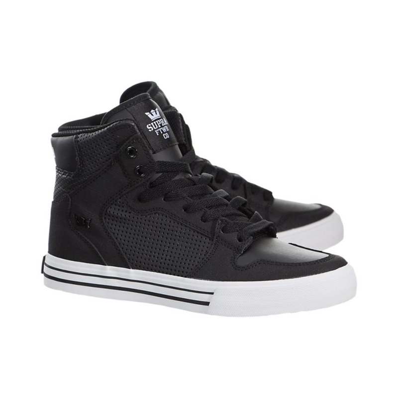 Cano Alto Supra Vaider Feminino Pretas | UKQCH5607