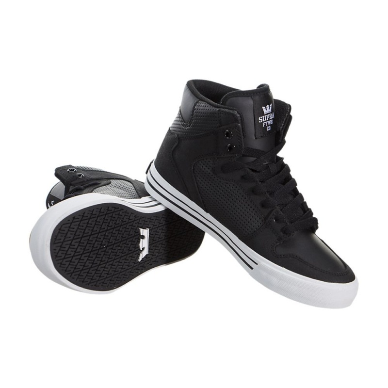 Cano Alto Supra Vaider Feminino Pretas | UKQCH5607