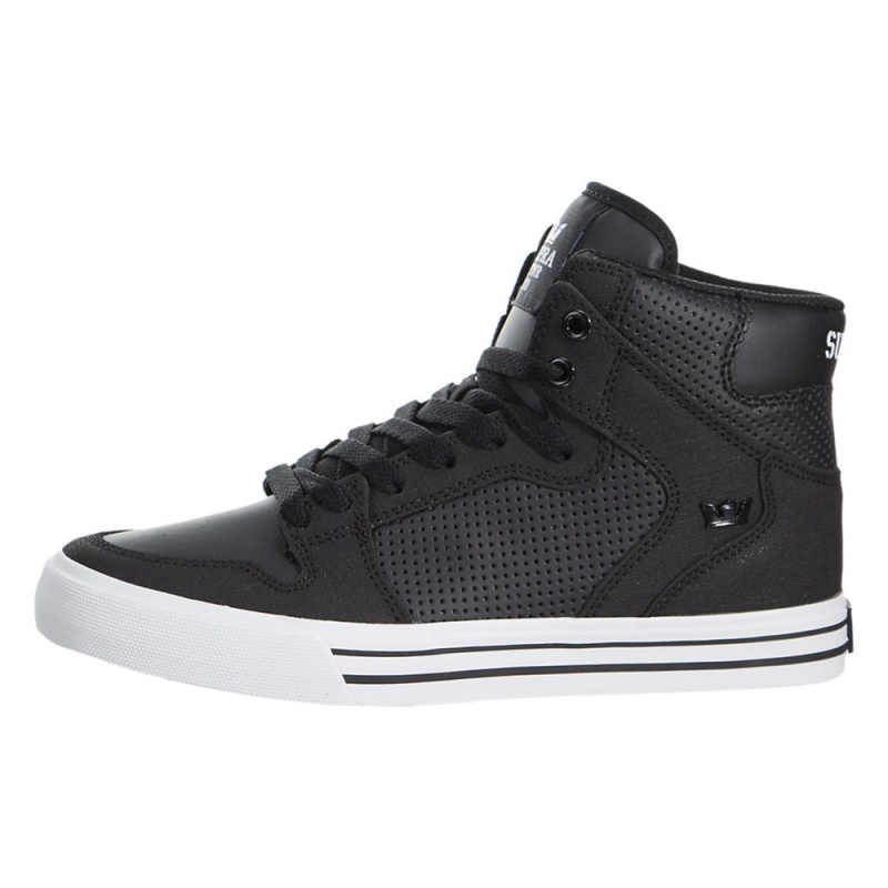 Cano Alto Supra Vaider Feminino Pretas | UKQCH5607