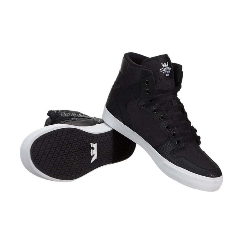 Cano Alto Supra Vaider Feminino Pretas | OKCEY5612