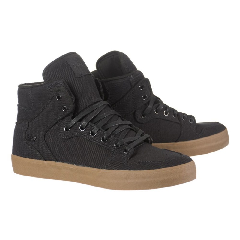 Cano Alto Supra Vaider Feminino Pretas | VOMET1758