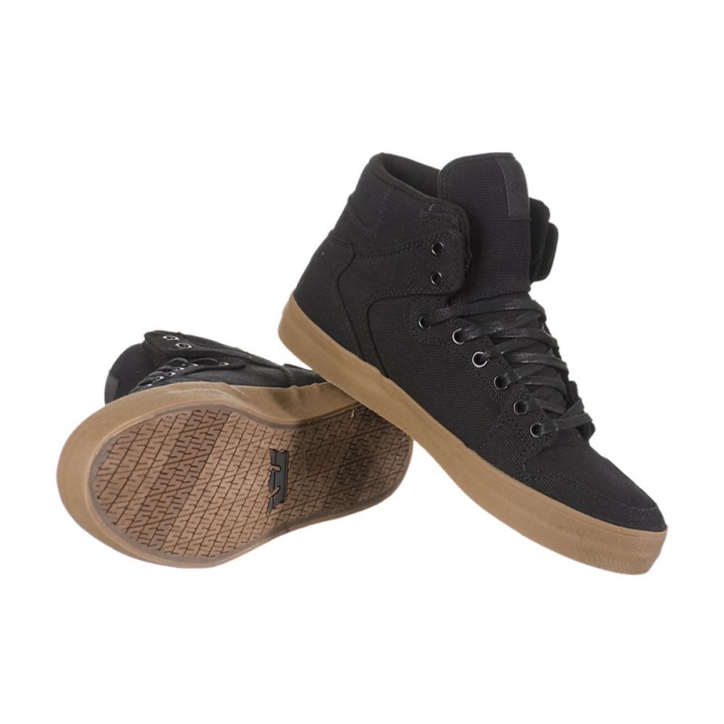 Cano Alto Supra Vaider Feminino Pretas | VOMET1758