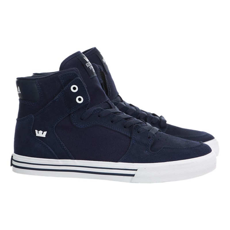 Cano Alto Supra Vaider Masculino Azuis | PWKDO6938