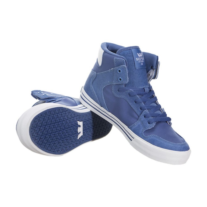 Cano Alto Supra Vaider Masculino Azuis | RKMVG4253